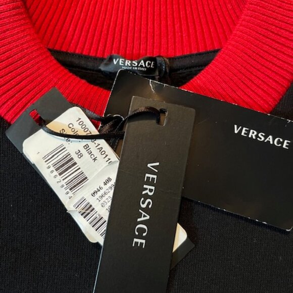 Versace Colorblock Logo Graphic Sweatshirt (Size M) - Picture 6 of 10